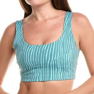Spiritual Gangster Making Waves Delmar Bra in Cabana Blue Padded Pull On Size M